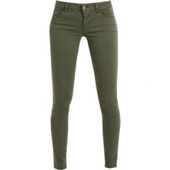 Jeansy damskie: Liu Jo Jeans BOTTOM UP DEVINE Spodnie materiałowe olive night