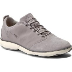 Półbuty GEOX - U Nebula C U82D7C 01122 C9007 Stone. Szare półbuty skórzane męskie Geox. W wyprzedaży za 329,00 zł.