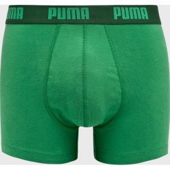Puma - Bokserki (2 pack). Zielone bokserki męskie Puma, bez wzorów, z elastanu. Za 79,90 zł.