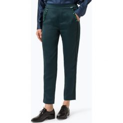Guess Jeans - Spodnie damskie, zielony. Zielone spodnie damskie Guess Jeans, l, z aplikacjami, z jeansu. Za 329,95 zł.