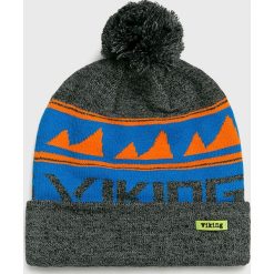 Viking - Czapka Skuta. Szare czapki zimowe męskie Viking, z dzianiny. Za 49,90 zł.