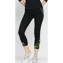 Spodnie damskie: Czarno-Zielone Legginsy Good Oil