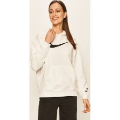 Nike Sportswear - Bluza. Białe bluzy damskie Nike Sportswear, xs, z nadrukiem, z bawełny, bez rękawów, z kapturem. W wyprzedaży za 219,90 zł.