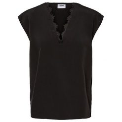 Vero Moda Damska bluzka Elsa S / L Lace Top Ga Black (rozmiar S). Czarne bluzki damskie Vero Moda, na co dzień, s, bez wzorów, bez kołnierzyka, bez rękawów. W wyprzedaży za 72,00 zł.