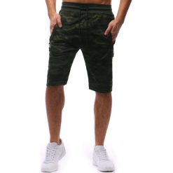 Spodenki i szorty męskie: Spodenki dresowe męskie woodland camo (sx0597)