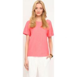 BLUZA NIEROZPINANA DAMSKA. Różowe bluzy damskie marki DRYWASH, z dzianiny. W wyprzedaży za 44,99 zł.