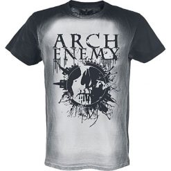 T-shirty męskie: Arch Enemy Logo Skull T-Shirt szary/czarny