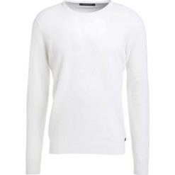 Swetry klasyczne męskie: LAGERFELD Sweter white