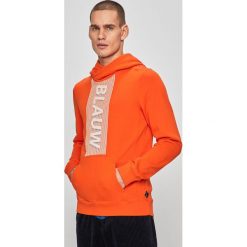 Scotch & Soda - Bluza. Pomarańczowe bluzy męskie Scotch & Soda, xl, z nadrukiem, z bawełny, z kapturem, bez rękawów, z kapturem. W wyprzedaży za 199,90 zł.