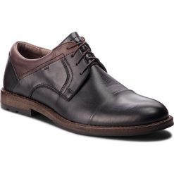 Półbuty SERGIO BARDI - Gabbio FW127369318GR 101. Czarne półbuty męskie Sergio Bardi, na co dzień, bez wzorów, ze skóry, eleganckie, bez zapięcia. Za 279,00 zł.