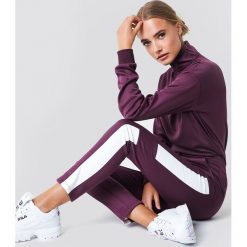 Bryczesy damskie: NA-KD Urban Spodnie sportowe - Purple