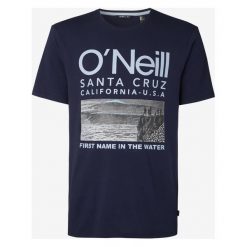 O'Neill Surf Koszulka Niebieski. Niebieskie podkoszulki męskie O'Neill, m, z nadrukiem, z bawełny, bez kołnierzyka, z krótkim rękawem, krótkie. Za 119,95 zł.