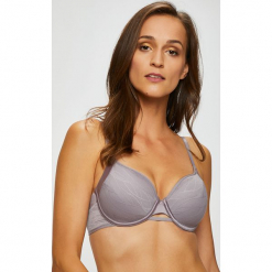 Triumph - Biustonosz Airy Sensation. Różowe biustonosze bardotka Triumph, z haftami, z elastanu. W wyprzedaży za 139,90 zł.