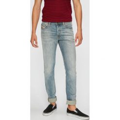 Diesel - Jeansy Tepphar. Niebieskie jeansy męskie Diesel, l, bez wzorów. W wyprzedaży za 449,90 zł.