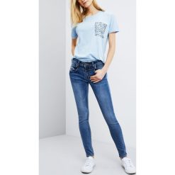 Jeansy typu skinny. Jeansy damskie Moodo, s. Za 19,99 zł.