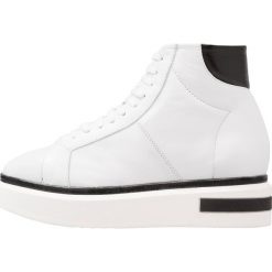 Trampki damskie slip on: Oxitaly BETTY 101 Tenisówki i Trampki wysokie positano bianco/black