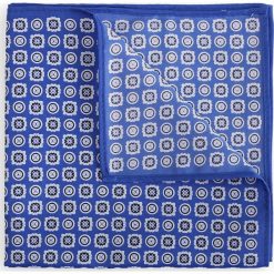 Poszetka Niebieska Wzór Geometryczny. Niebieskie poszetki męskie LANCERTO, w geometryczne wzory, klasyczne. Za 79,90 zł.
