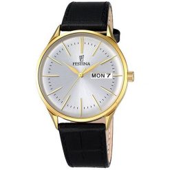 Festina Klasik 6838/1. Szare zegarki męskie Festina, srebrne. W wyprzedaży za 409,00 zł.