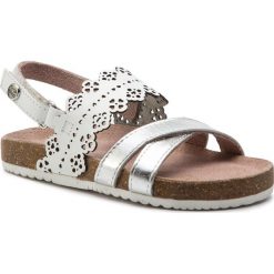Sandały GIOSEPPO - Altamura 47136 White. Szare sandały dziewczęce Gioseppo, ze skóry, bez zapięcia. W wyprzedaży za 149,00 zł.
