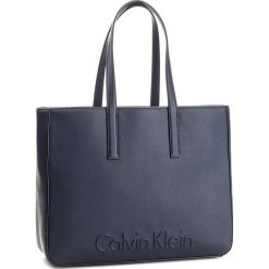 Shopper bag damskie: Torebka CALVIN KLEIN BLACK LABEL – Edge Large Shopper K60K603991 430
