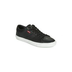 Buty Levis WOODS W. Czarne trampki i tenisówki damskie Levi's®, bez wzorów, bez zapięcia. Za 269,00 zł.