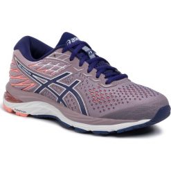 Buty ASICS - Gel-Cumulus 21 1012A468 Violet Blush/ Dive Blue 500. Fioletowe buty sportowe damskie Asics, z materiału, sportowe, do biegania. W wyprzedaży za 399,00 zł.