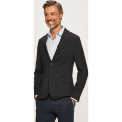 Marciano Guess - Marynarka. Niebieskie garnitury męskie MARCIANO GUESS, z aplikacjami, z elastanu. W wyprzedaży za 699,90 zł.