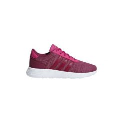 Buty Dziecko adidas LITE RACER K. Różowe trampki dziewczęce Adidas, bez wzorów, bez zapięcia. Za 164,38 zł.