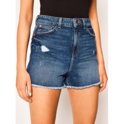 Szorty jeansowe Emporio Armani 3H2J32 2D8IZ 0941. Niebieskie szorty damskie Emporio Armani, bez wzorów, z bawełny. Za 589,00 zł.
