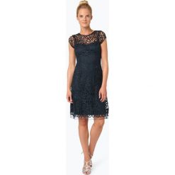 Niente - Damska sukienka wieczorowa, niebieski. Niebieskie sukienki damskie marki Niente, bez wzorów, z tiulu, eleganckie, bez kołnierzyka, bez rękawów, midi. Za 579,95 zł.