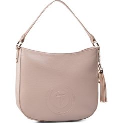 Torebka TRUSSARDI JEANS - Faith Hobo Md 75B01024 B261. Brązowe torebki klasyczne damskie Trussardi Jeans, bez wzorów, z jeansu, klasyczne, na ramię, bez dodatków. Za 719,00 zł.