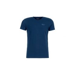 T-shirty z krótkim rękawem Pepe jeans ORIGINAL BASIC NOS. Niebieskie t-shirty męskie Pepe Jeans, s, bez wzorów, z jeansu, bez kołnierzyka, krótkie. Za 75,70 zł.
