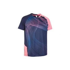 T-Shirt badminton 560. Niebieskie t-shirty męskie PERFLY, xl, bez wzorów, z elastanu, bez kołnierzyka. Za 59,99 zł.