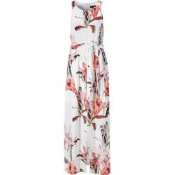 Smashed Lemon Sukienka biały w kwiaty female biały/ze wzorem 44 (XXL). Białe sukienki damskie Smashed Lemon, na imprezę, na wiosnę, s, w kwiaty, z szyfonu, z okrągłym kołnierzem, bez rękawów, midi. W wyprzedaży za 239,00 zł.