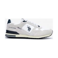 U.S. Polo Assn Wilde 1 Tenisówki Biały Beżowy. Brązowe trampki męskie U.S. Polo Assn., bez wzorów, ze skóry, bez zapięcia. Za 430,95 zł.