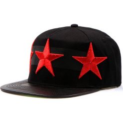 Czapki z daszkiem męskie: Czapka męska snapback czarna (hx0175)
