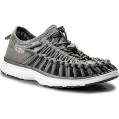 Sandały KEEN - Uneek O2 1018733 Steel Grey/Vapor. Szare klapki damskie Keen, bez wzorów, z tworzywa sztucznego, sportowe, bez obcasa, bez zapięcia, outdoorowe. W wyprzedaży za 259,00 zł.