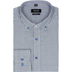 Koszula bexley f2485 długi rękaw slim fit granatowy. Niebieskie koszule męskie jeansowe Recman, na lato, m, button down, z długim rękawem. Za 99,99 zł.