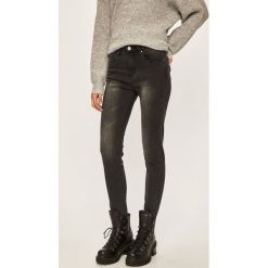 Answear - Jeansy. Szare jeansy damskie ANSWEAR, s, z podwyższonym stanem. W wyprzedaży za 59,90 zł.