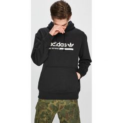 Adidas Originals - Bluza. Czarne bluzy męskie adidas Originals, xl, z nadrukiem, z bawełny, z kapturem, bez rękawów, z kapturem. W wyprzedaży za 249,90 zł.