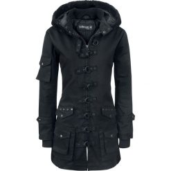 Gothicana by EMP Bloodsucker Kurtka damska czarny. Czarne kurtki damskie marki Gothicana by EMP, xl, w paski, bez kaptura. Za 399,90 zł.