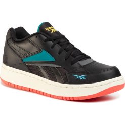 Buty Reebok - Court Double Mix EH3280 Black/Pugry6/Seatea. Czarne półbuty damskie Reebok, na co dzień, bez wzorów, ze skóry ekologicznej, bez obcasa, na płaskiej podeszwie, bez zapięcia. Za 329,00 zł.