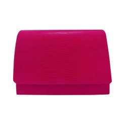 Torebki klasyczne damskie: Skórzana torebka w kolorze fuksji – (S)20 x (W)15 x (G)8 cm