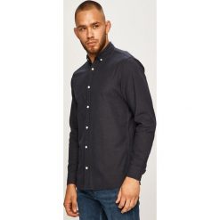 Produkt by Jack & Jones - Koszula. Niebieskie koszule męskie PRODUKT by Jack & Jones, s, bez wzorów, z bawełny, casualowe, button down, z długim rękawem. W wyprzedaży za 49,90 zł.