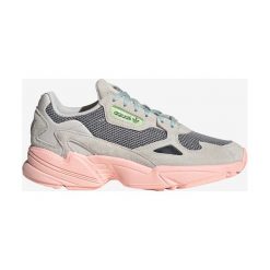 Adidas Originals Falcon Tenisówki Różowy Beżowy. Różowe trampki i tenisówki damskie adidas Originals, bez wzorów, ze skóry, bez zapięcia. Za 430,95 zł.