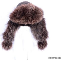 Czapki damskie: Czapka PILOTKA unisex brązowa