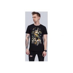 Fox In The Boat. Czarne t-shirty męskie Ninety eight clothing, xl, bez wzorów, z bawełny, bez kołnierzyka. Za 79,99 zł.