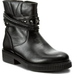 Botki BALDACCINI - 961500-K Zacapa Nero. Czarne botki damskie skórzane Baldaccini. W wyprzedaży za 289,00 zł.
