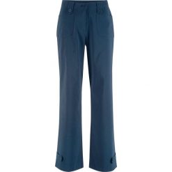 Spodnie z bengaliny STRAIGHT bonprix ciemnoniebieski. Niebieskie spodnie damskie bonprix. Za 37,99 zł.