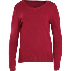 Bordowy Sweter Just A Drop. Czerwone bez kategorii Born2be, xl, z dzianiny, z dekoltem w serek. Za 49,99 zł.